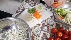 طرز تهیه سالاد ترشی گوجه مشهدی