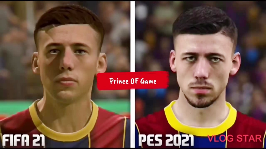 مقایسه فیس بازیکن های بارسلونا در FIFA 21 و PES 2021 - احتمالی