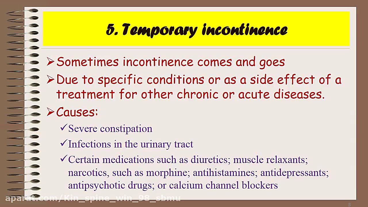 انواع incontinence لیزر صورت