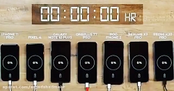 تفاوت سرعت شارژ پرچمدارها