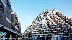 ساختمان مسکونی هرم فوران ذهن چین -Guangxi News Media Center معماری عجیب