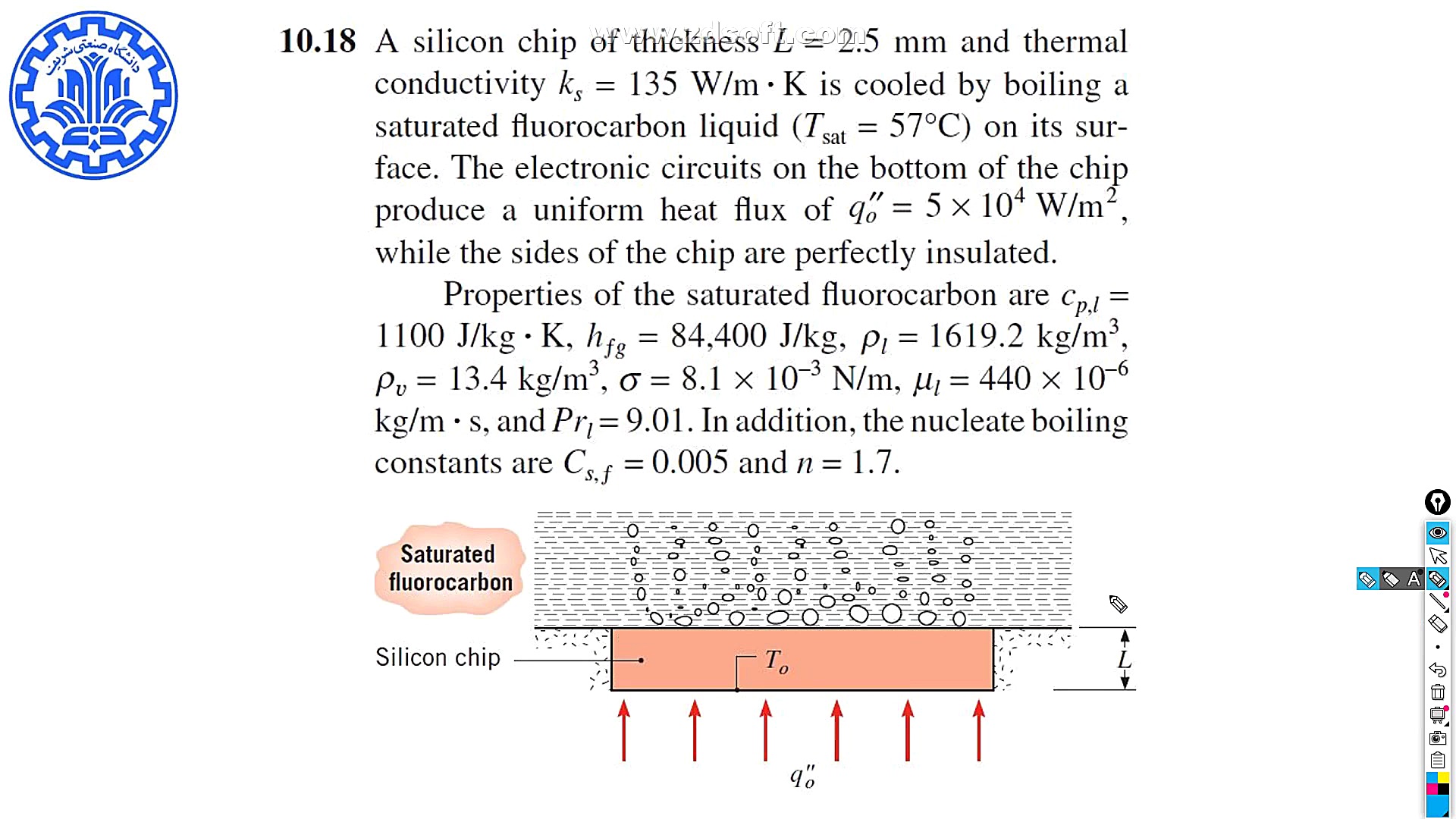 جوشش و چگالش: قطعه الکترونیکی(Chip) ANA