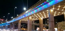 نورپردازی تقاطع غیرهمسطح شریعتی اراک