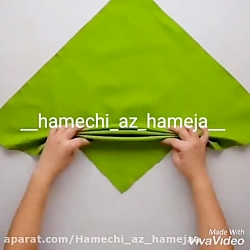 اشکال مختلف دستمال سفره