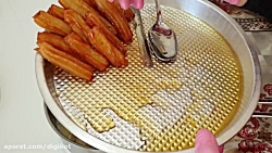 طرز تهیه بامیه عسل بدون شکر بر...