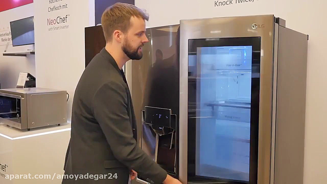 فیلم معرفی یخچال ساید بای ساید ال جی LG REFRIGERATOR GSX961 زمان99ثانیه