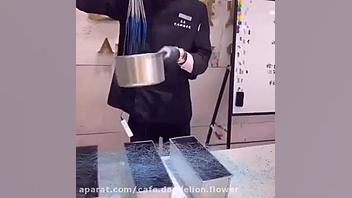 کیک  پشمالو یشنهاد کافه رستوران گل قاصدک زمان56ثانیه