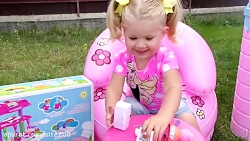 بازی دیانا و روما... میز صندلی...