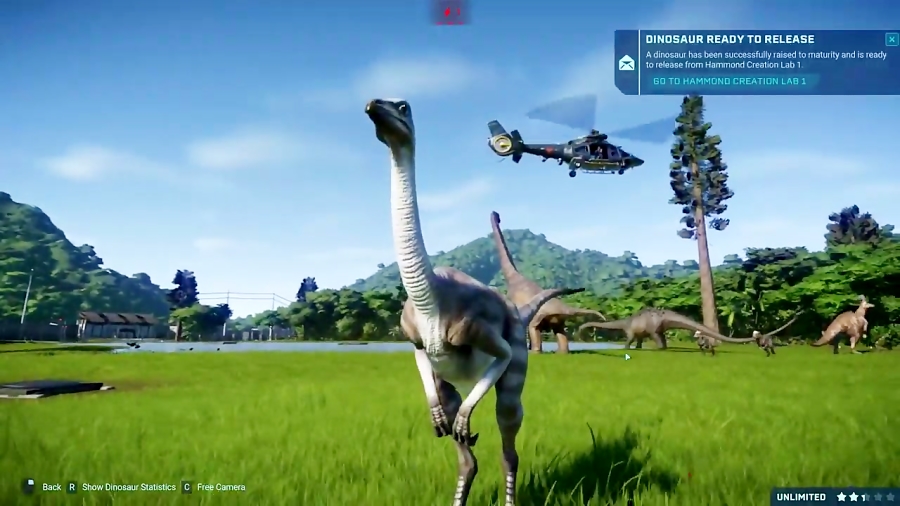 گیم پلی بازی Jurassic World Evolution