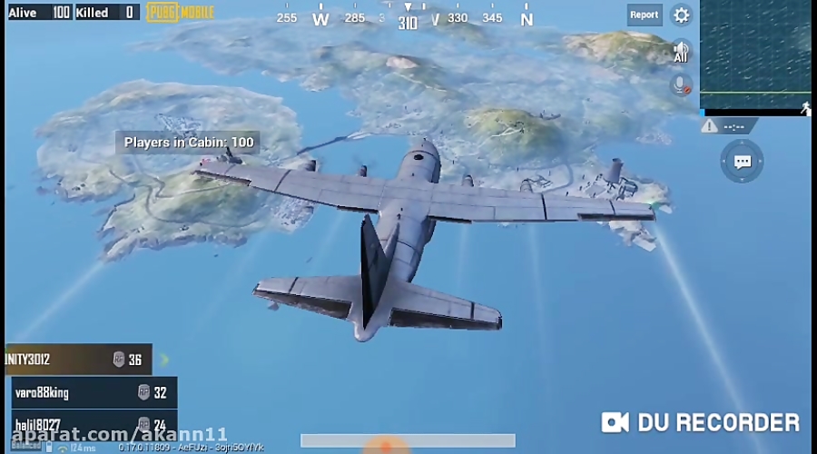 گیم  پلی پابجی pubg موبایل