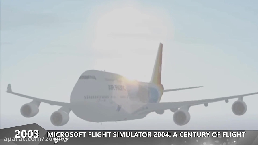 سیر تحول بازی های Microsoft Flight Simulator