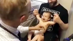 کلیپ امپول زدن به بچه