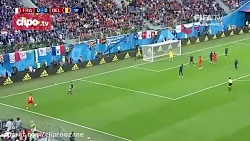 خلاصه بازی فرانسه و بلژیک در م...