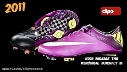 سیر تحول کفش های فوتبال   2