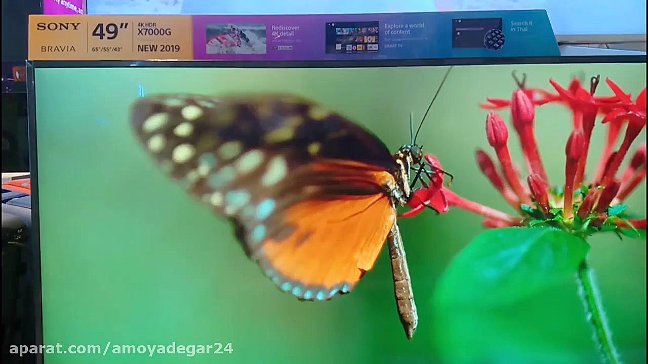 فیلم معرفی تلویزون 4k اسمارت 49 اینچ سونی مدل 49x7000G زمان727ثانیه