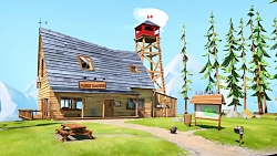 کارتون گریزی و موش قطبی  جهان...