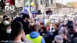 درگیری مغازه‌داران اسرائیلی با...