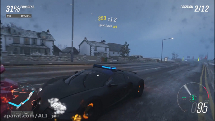 بوگاتی پلیس در Forza Horizon 4 (گیم پلی)