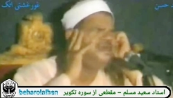 تلاوت فوق العاده دلنشین و محزو...