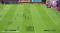گیم پلی بازی PES 2019 بین پرسپ...