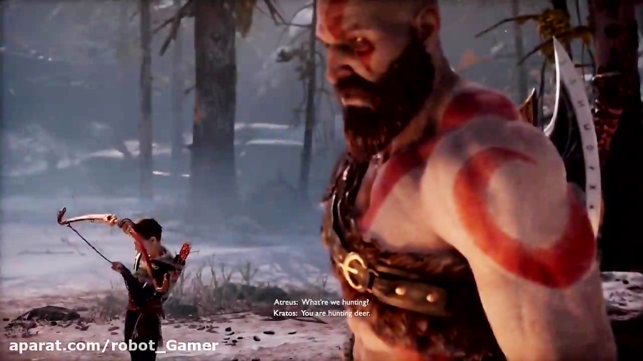 تریلر بازی خدای جنگ ۴ God of War PS4 Movie Trailer