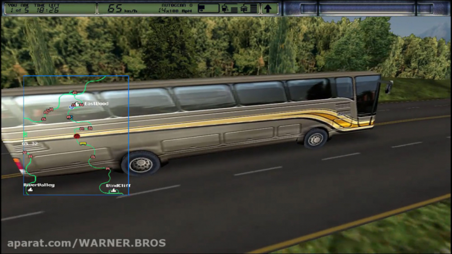 گیمینو _ تجربه اتوبوس رانی در بازی Bus Driving in King Of The Road