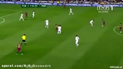 دریبل مسی توسط رونالدو