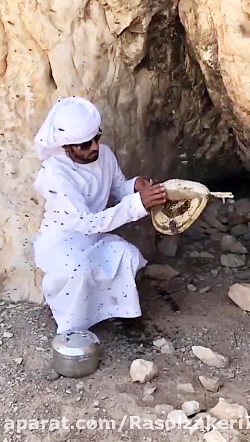 عسل ب این بزرگی و زیبای دیده ب...