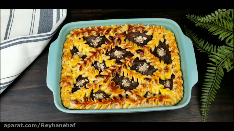 شیرینی پای خرما جدید و خوشمزه