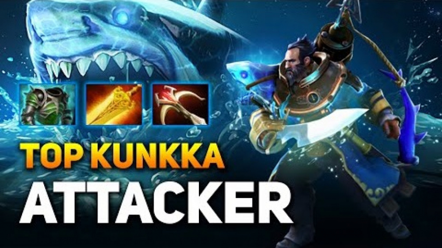 "dota2" pro game play of Kunkka (attacker) | گیم پلی حرفه ای با هیروی Kunkka