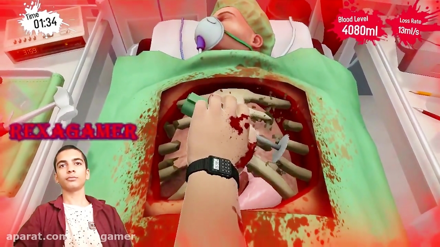 بازی شبیه ساز دکتری (جراحی)-Surgeon Simulator