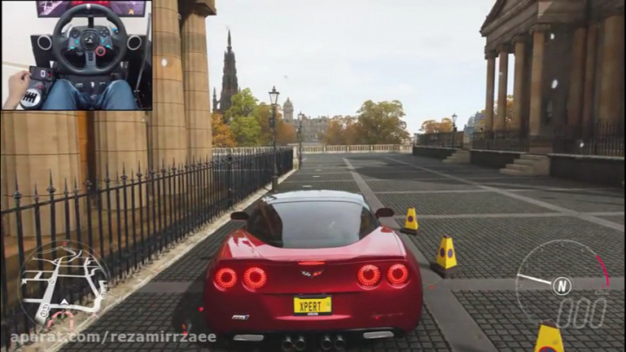 گیم پلی بازی فورزا هورایزن 4 با  Chevrolet  ZR1   دریفت | Forza Horizon 4