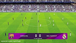گیم پلى بازى رئال مادرید بارسل...
