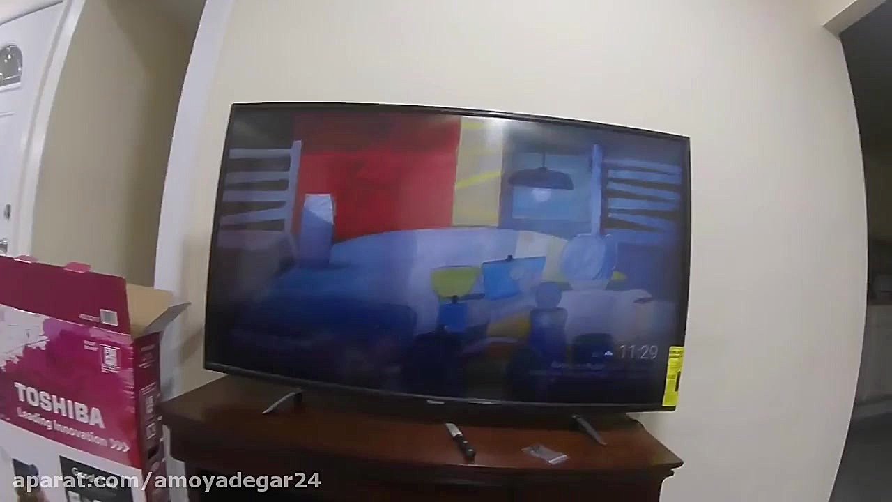 فیلم معرفی تلویزیون 49 اینچ فورکی اسمارت توشیبا TOSHIBA TV 49U7750EE زمان955ثانیه