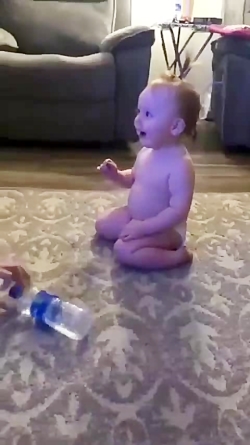 چه ذوقی کرد بچه! ای جان...