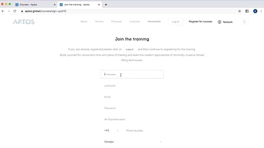 روش های ثبت نام وبینار آپتوس جانی دپ