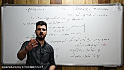 بخش۲ از قواعد درس ۳  عربی دواز...