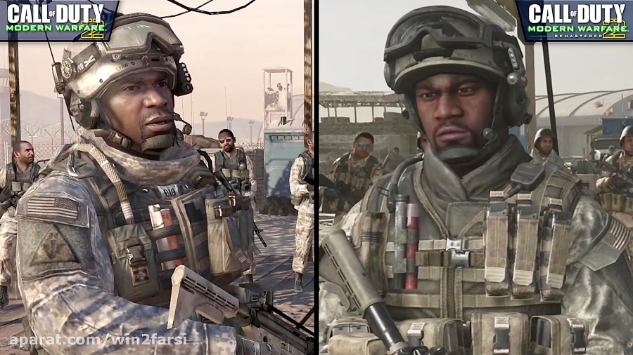 مقایسه گرافیکی نسخه ریمستر بازی Call of Duty: Modern Warfare 2 با نسخه اصلی