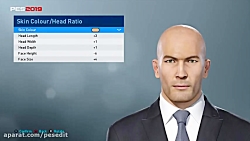 ساخت چهره زیدان در pes