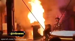 حادثه آتش سوزی در استودیو ضبط برنامه میدون شبکه سه