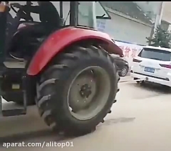 مبارزه تنگا تنگ دو ماشین عالی