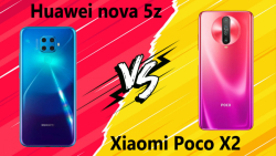 مقایسه Xiaomi Poco X2 با Huawei nova 5z