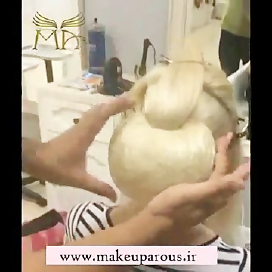 آموزش شینیون مو