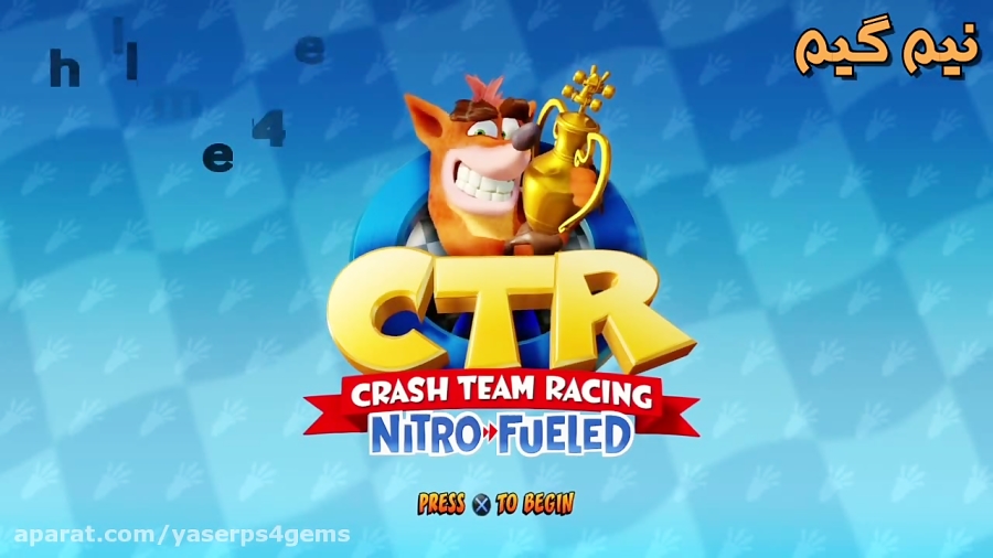 نیم گیم crash team racing