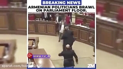 فیلم عجیب از کتک کاری نمایندگا...