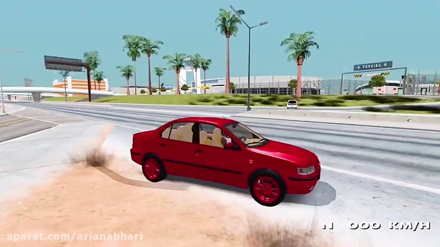 رانندگی سمند ال ایکس در GTA
