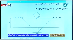 پایه ده رشته گرافیک مناظر و مرایا شبکه بندی پرسپکتیو 20 اردیبهشت 1399