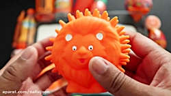 مخلوط کردن اسلایم های رنگی  با...