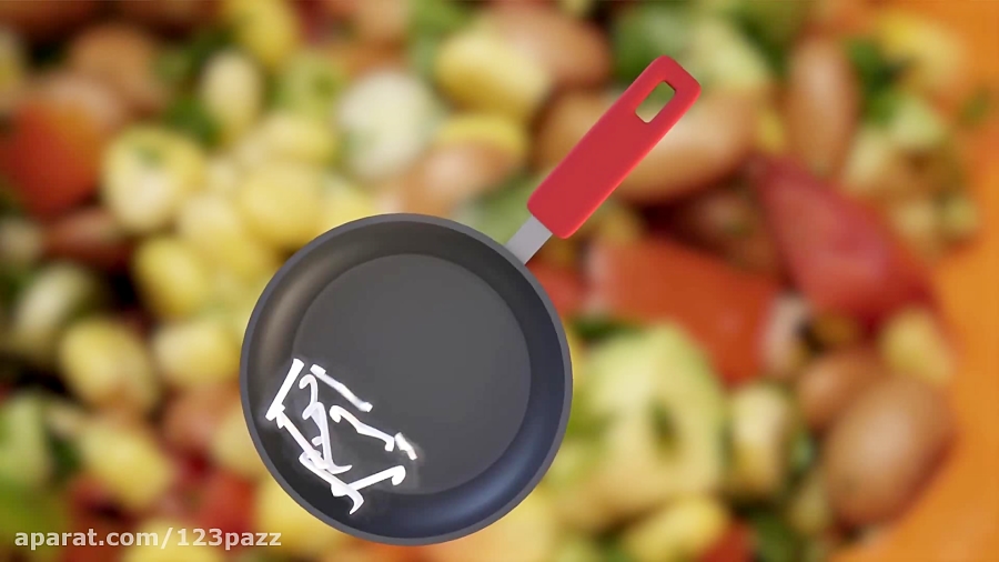 آموزش آشپزی: سالاد آووکادو و لوبیا قرمز