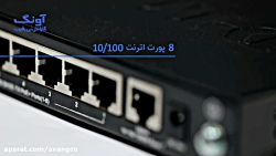 سوییچ 8 پورت PoE رومیزی  DES-1...